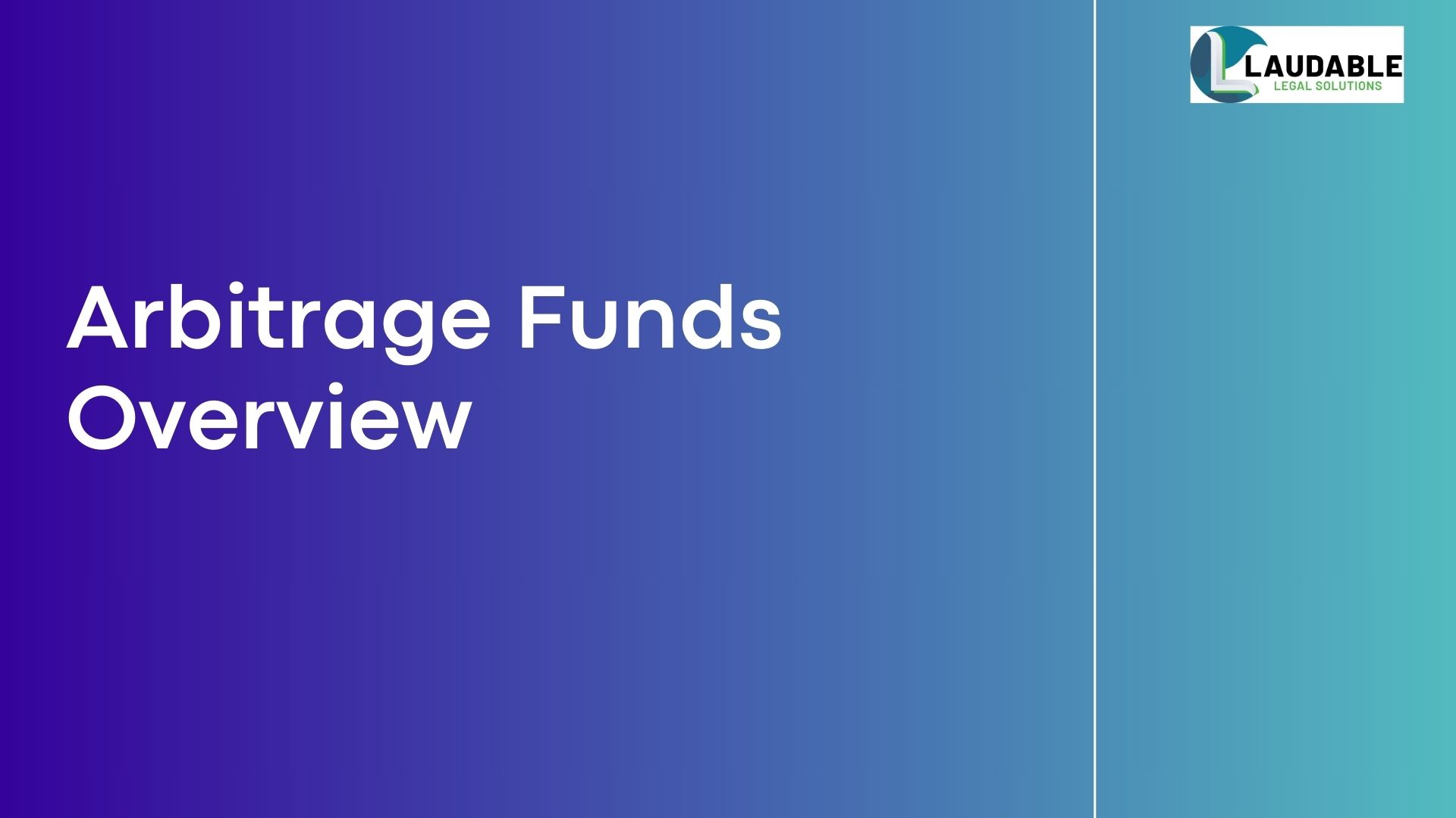 Arbitrage Funds Overview